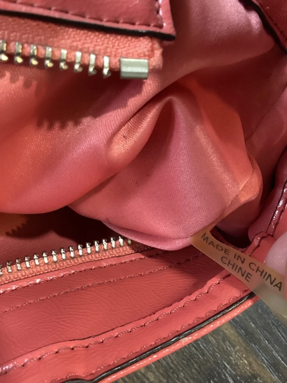 Coach Straw Floral Appliqué Tote with Coral Trim - Picture 11 of 12